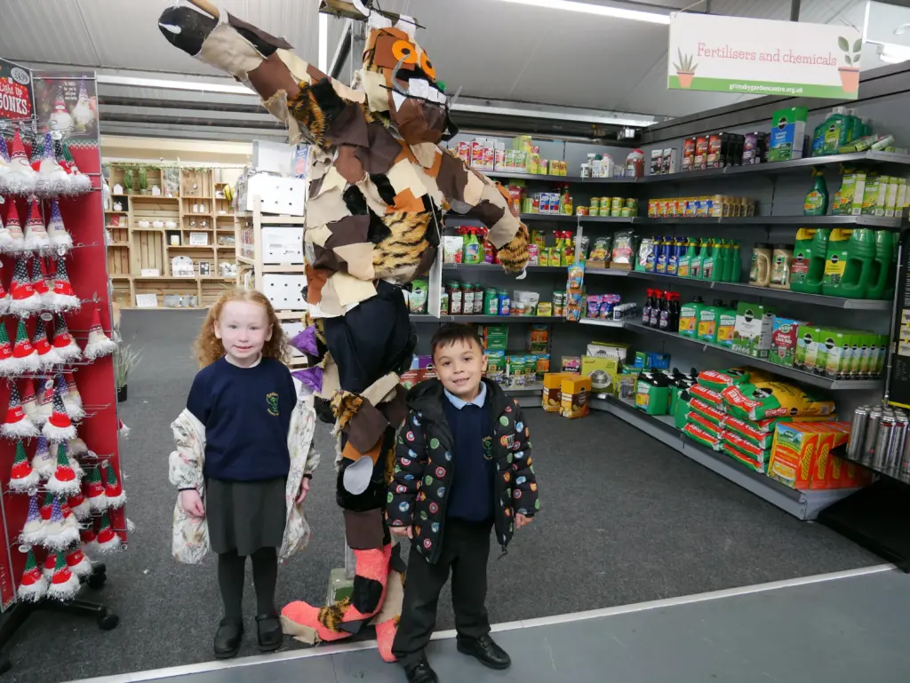 Littlecoates Academy's Gruffalo Scarecrow