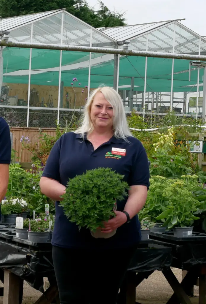 Grimsby Garden Centre staff member